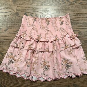 Love shack fancy cotton skirt. Size medium.